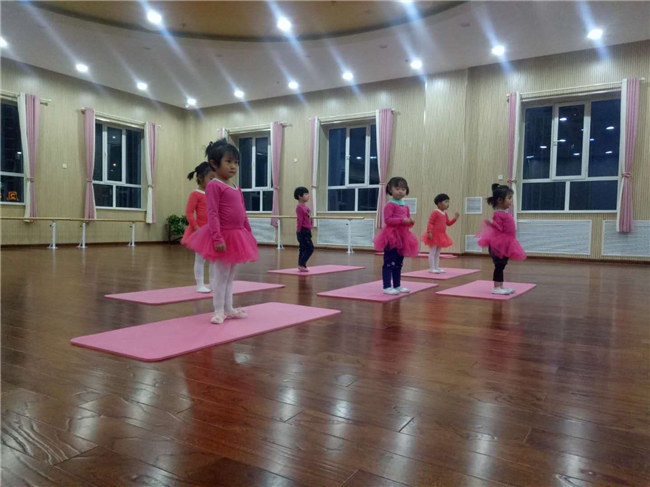 艾乐伊旗金湖幼儿园舞蹈课